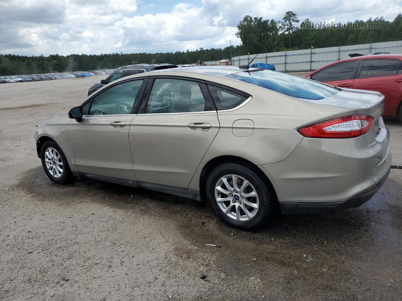 2015 Ford Fusion S Tan vin: 3FA6P0G79FR202746