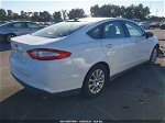 2015 Ford Fusion S Белый vin: 3FA6P0G79FR208000