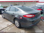 2015 Ford Fusion S Gray vin: 3FA6P0G79FR233639