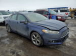 2016 Ford Fusion S Blue vin: 3FA6P0G79GR144476