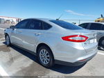 2016 Ford Fusion S Серебряный vin: 3FA6P0G79GR280753