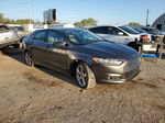 2016 Ford Fusion S Gray vin: 3FA6P0G79GR383901