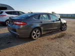 2016 Ford Fusion S Gray vin: 3FA6P0G79GR383901