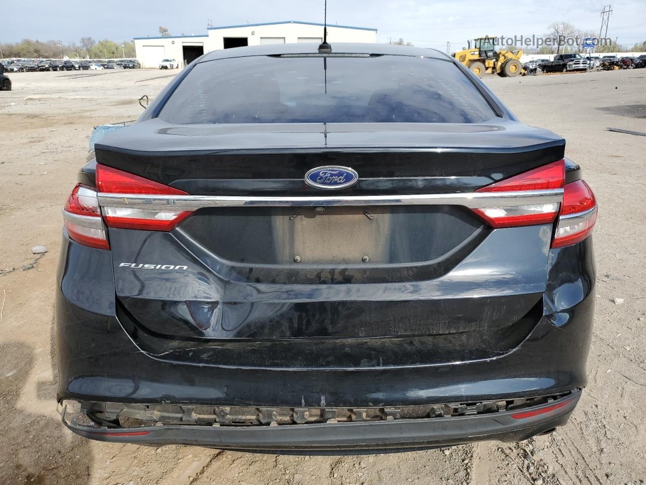 2017 Ford Fusion S Черный vin: 3FA6P0G79HR109762