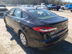 2019 Ford Fusion S Black vin: 3FA6P0G79KR267137