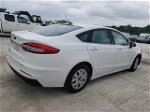 2019 Ford Fusion S Белый vin: 3FA6P0G79KR279174