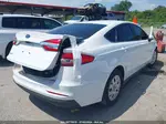 2020 Ford Fusion S White vin: 3FA6P0G79LR153706