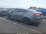 2013 Ford Fusion S Gray vin: 3FA6P0G7XDR358422