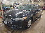 2014 Ford Fusion S Черный vin: 3FA6P0G7XER395293