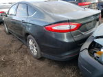 2015 Ford Fusion S Gray vin: 3FA6P0G7XFR225162