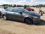 2015 Ford Fusion S Gray vin: 3FA6P0G7XFR253009