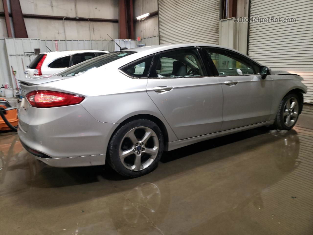 2016 Ford Fusion S Silver vin: 3FA6P0G7XGR323710