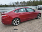 2016 Ford Fusion S Красный vin: 3FA6P0G7XGR338725