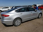 2019 Ford Fusion S Silver vin: 3FA6P0G7XKR171985