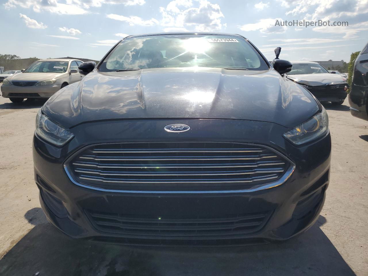 2013 Ford Fusion Se Black vin: 3FA6P0H70DR116852