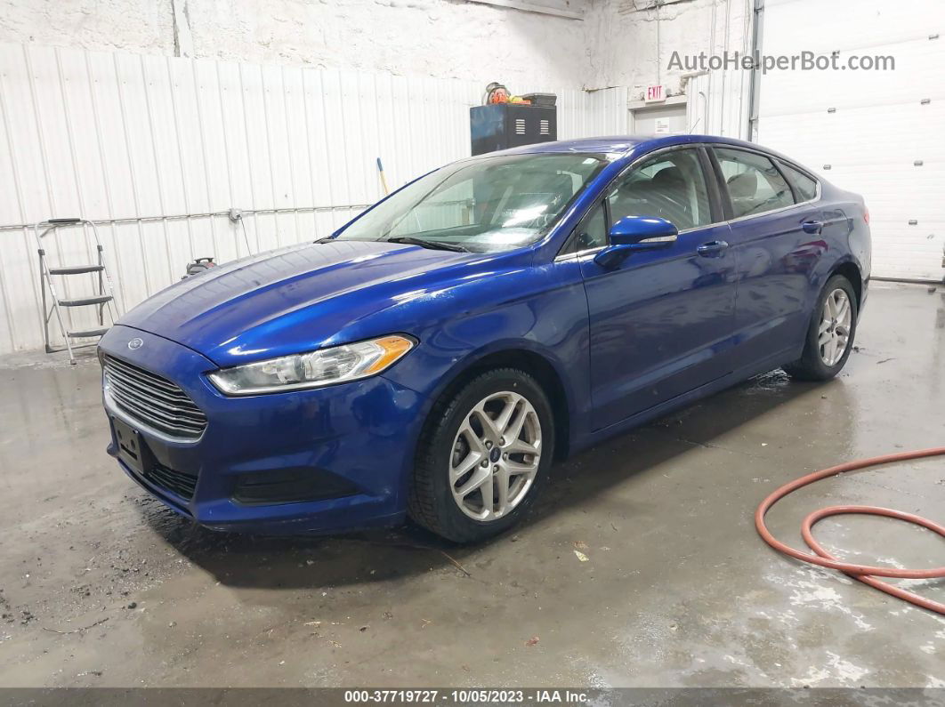 2013 Ford Fusion Se Синий vin: 3FA6P0H70DR311107