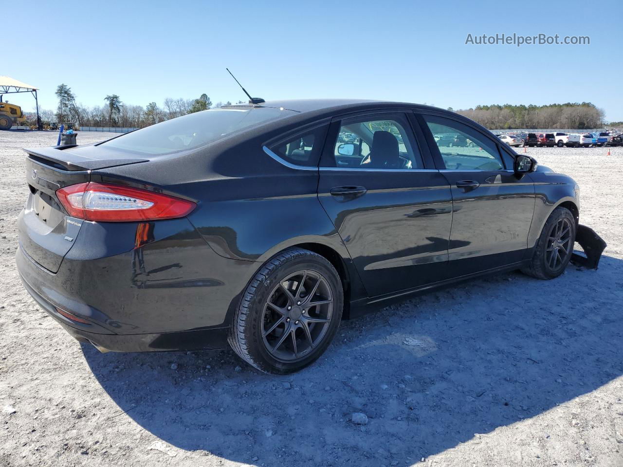 2013 Ford Fusion Se Black vin: 3FA6P0H70DR375129