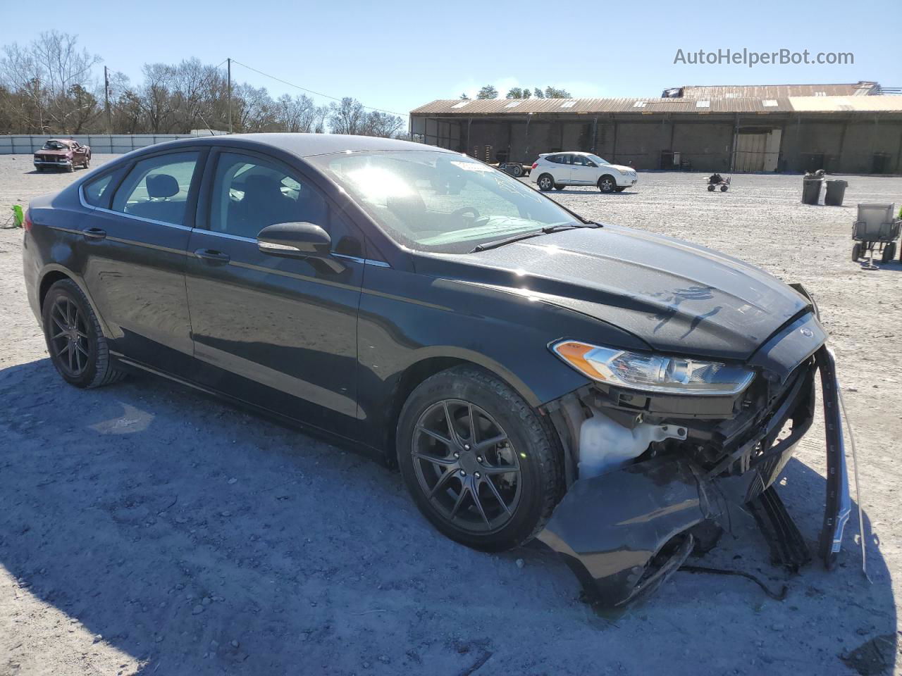 2013 Ford Fusion Se Black vin: 3FA6P0H70DR375129