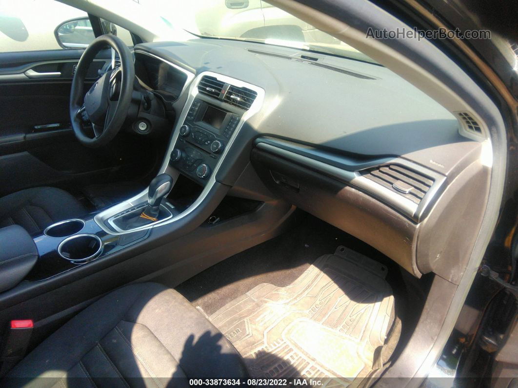 2014 Ford Fusion Se Черный vin: 3FA6P0H70ER127805