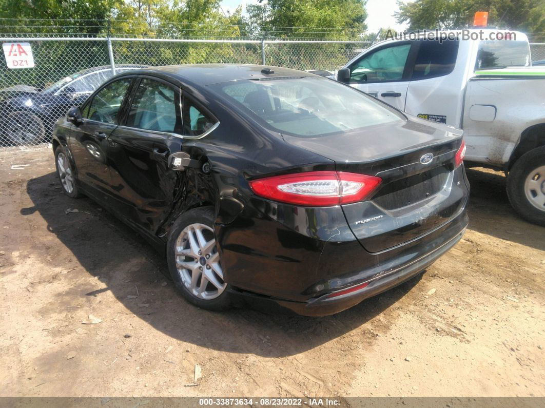 2014 Ford Fusion Se Black vin: 3FA6P0H70ER127805