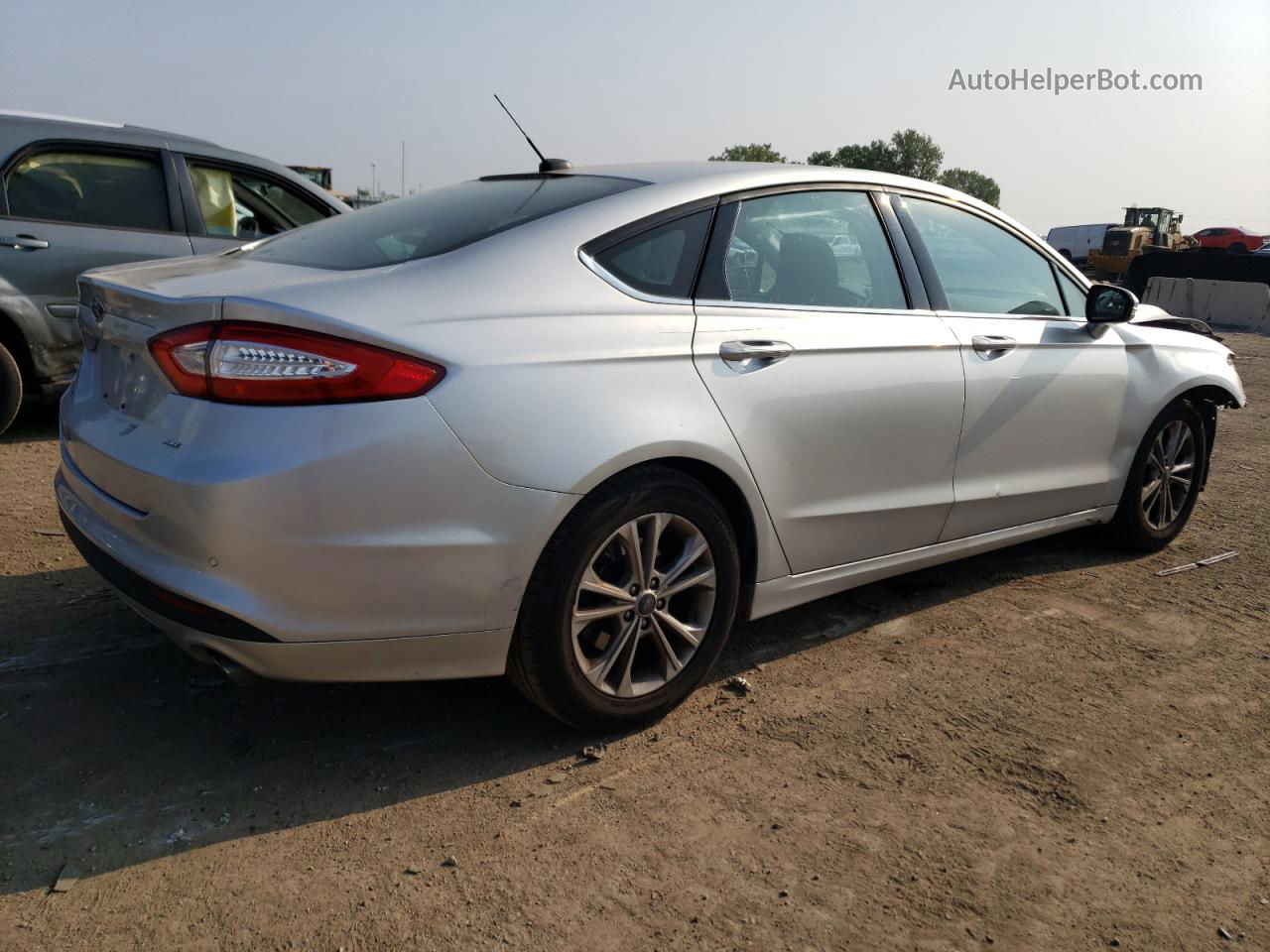 2014 Ford Fusion Se Silver vin: 3FA6P0H70ER155801