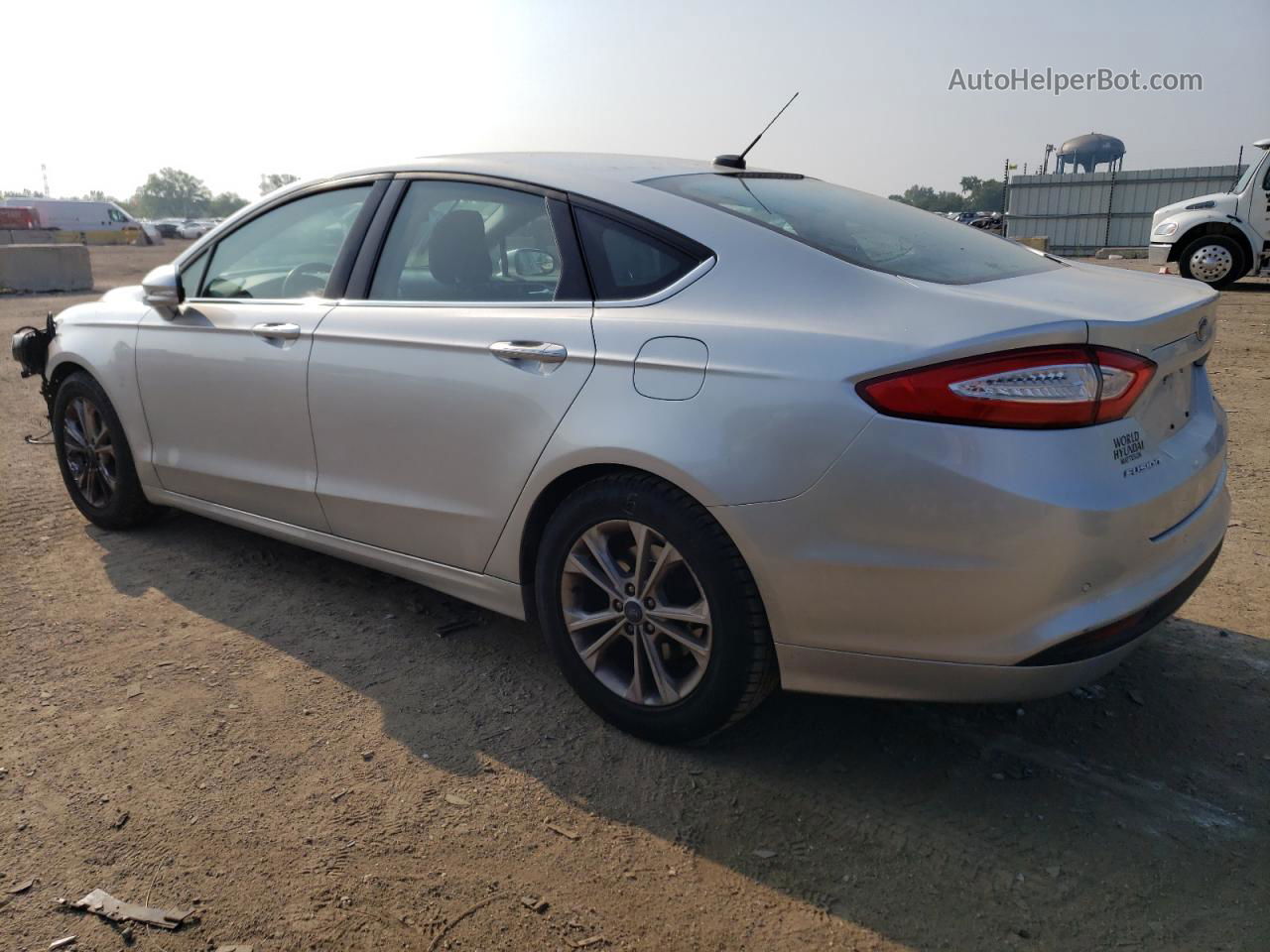 2014 Ford Fusion Se Silver vin: 3FA6P0H70ER155801