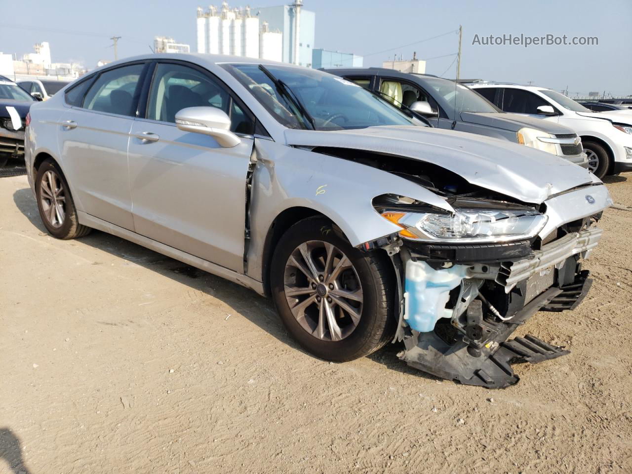 2014 Ford Fusion Se Silver vin: 3FA6P0H70ER155801