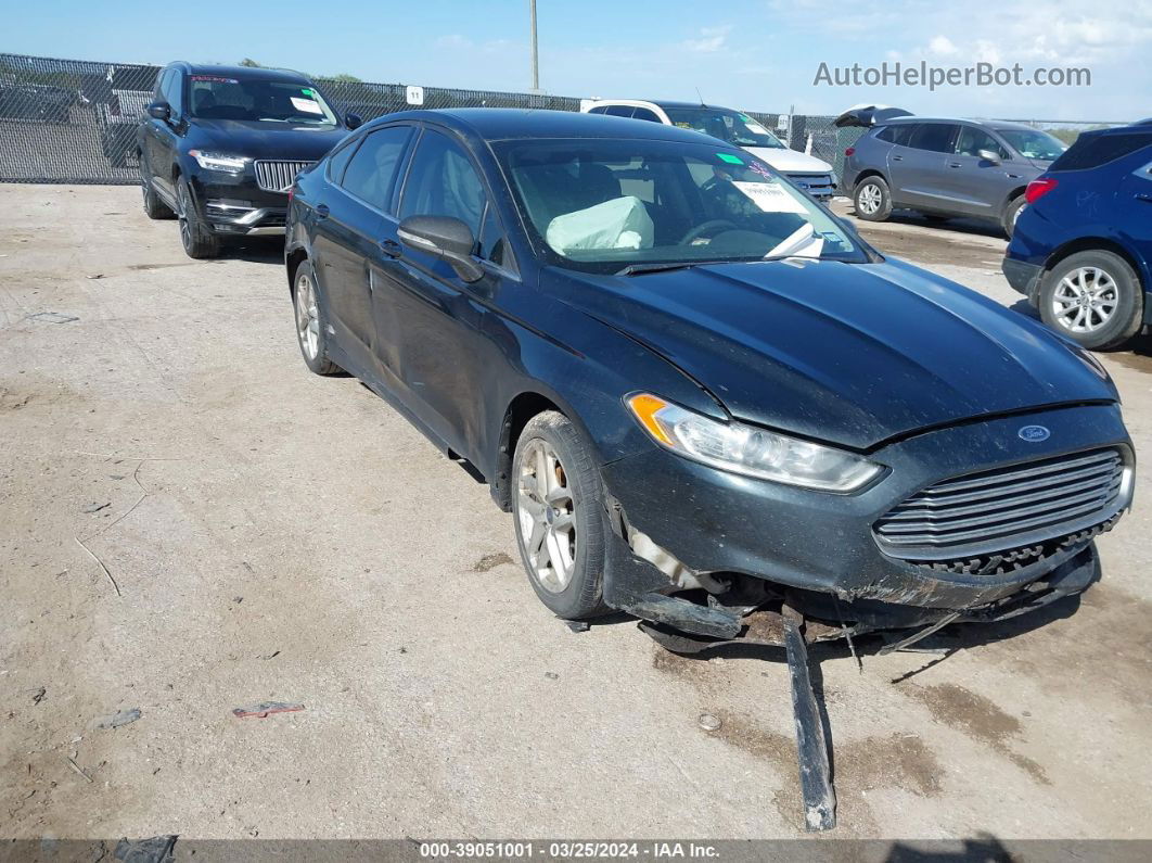 2014 Ford Fusion Se Black vin: 3FA6P0H70ER259236