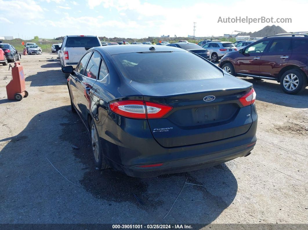 2014 Ford Fusion Se Black vin: 3FA6P0H70ER259236