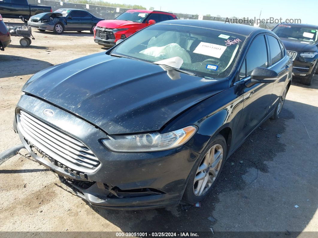 2014 Ford Fusion Se Black vin: 3FA6P0H70ER259236