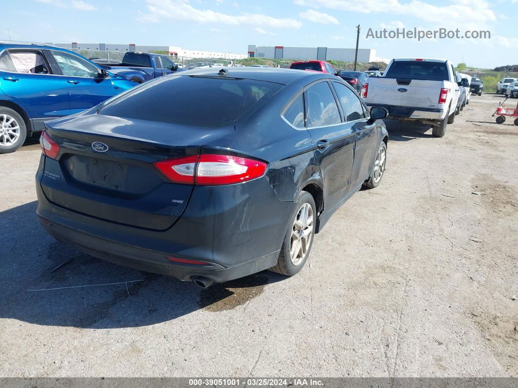 2014 Ford Fusion Se Черный vin: 3FA6P0H70ER259236