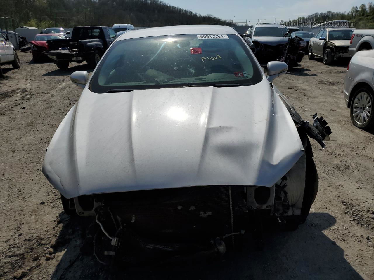 2014 Ford Fusion Se White vin: 3FA6P0H70ER374967