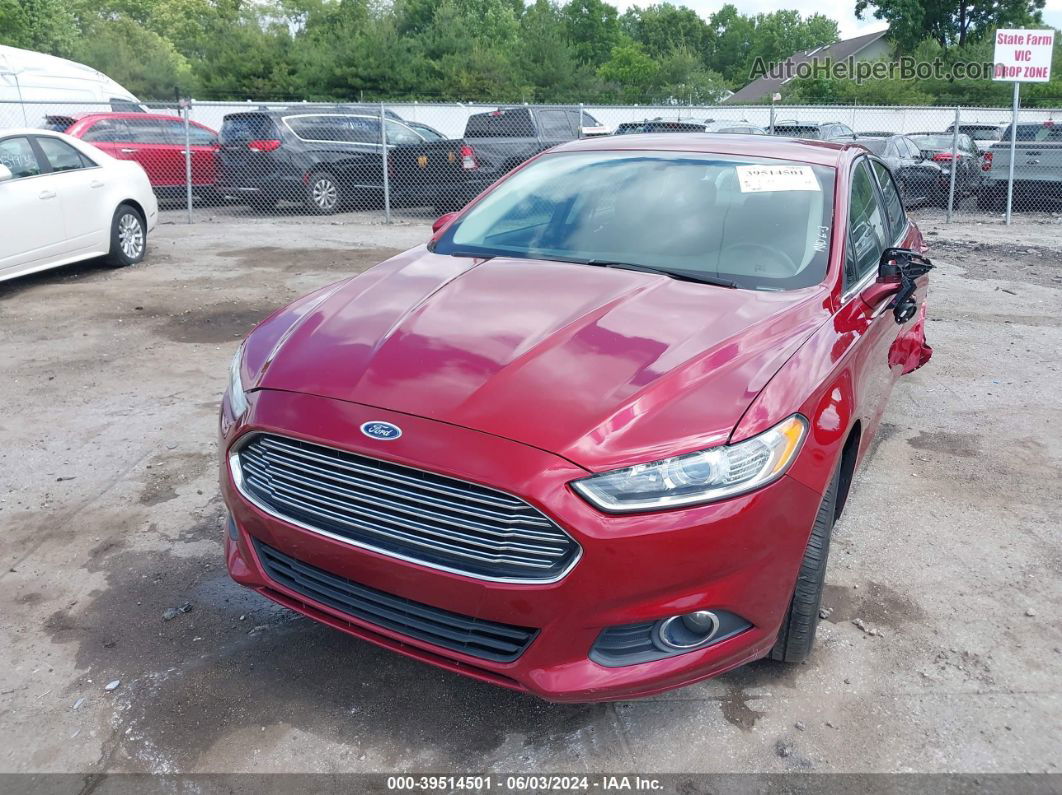 2014 Ford Fusion Se Maroon vin: 3FA6P0H70ER396158