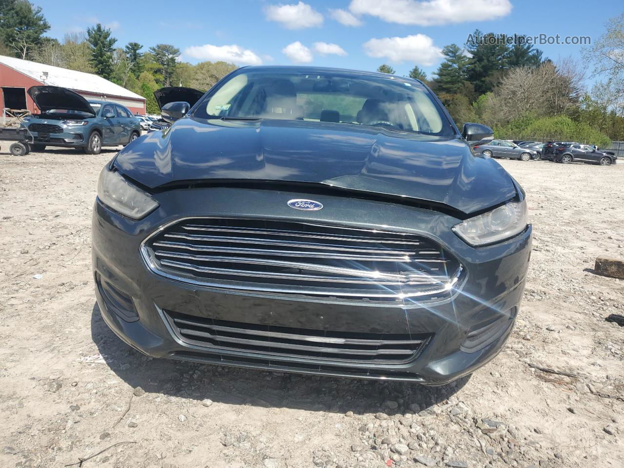 2015 Ford Fusion Se Green vin: 3FA6P0H70FR133959