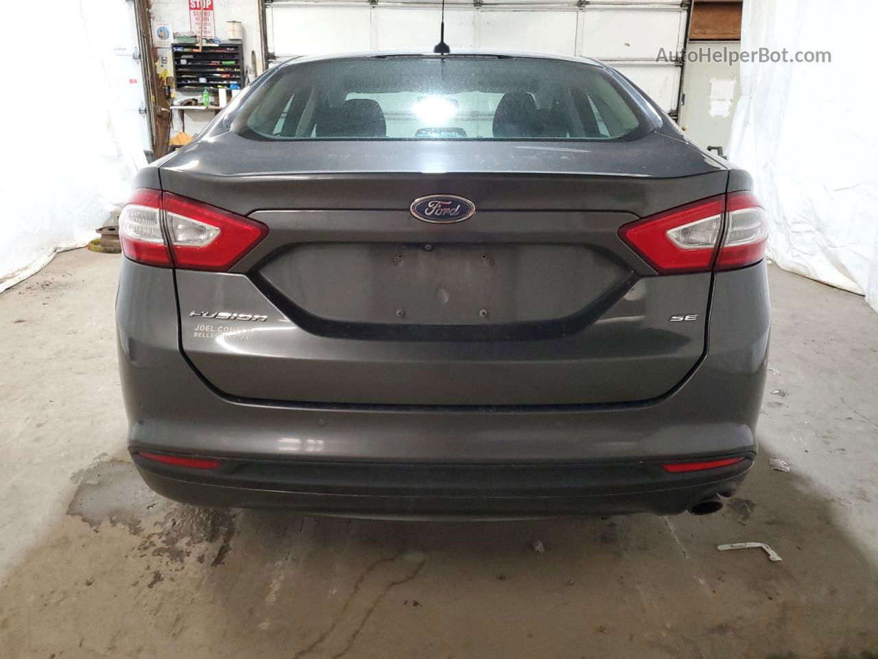 2015 Ford Fusion Se Charcoal vin: 3FA6P0H70FR139390