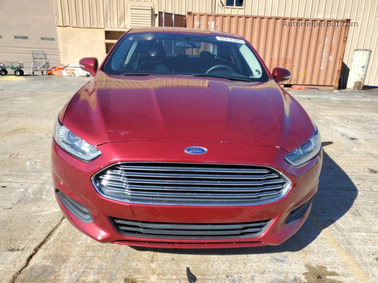 2015 Ford Fusion Se Красный vin: 3FA6P0H70FR146856