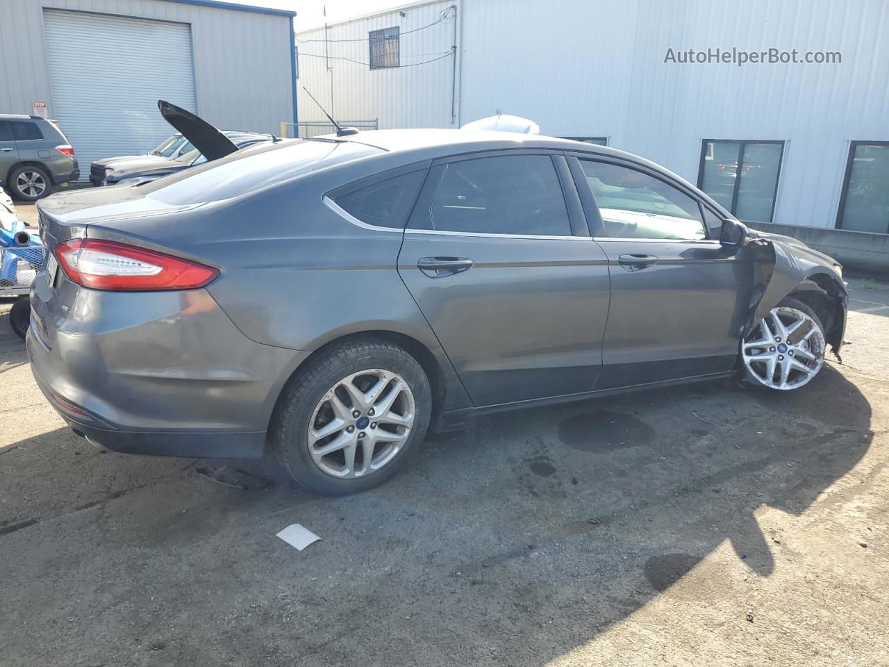 2015 Ford Fusion Se Gray vin: 3FA6P0H70FR164595