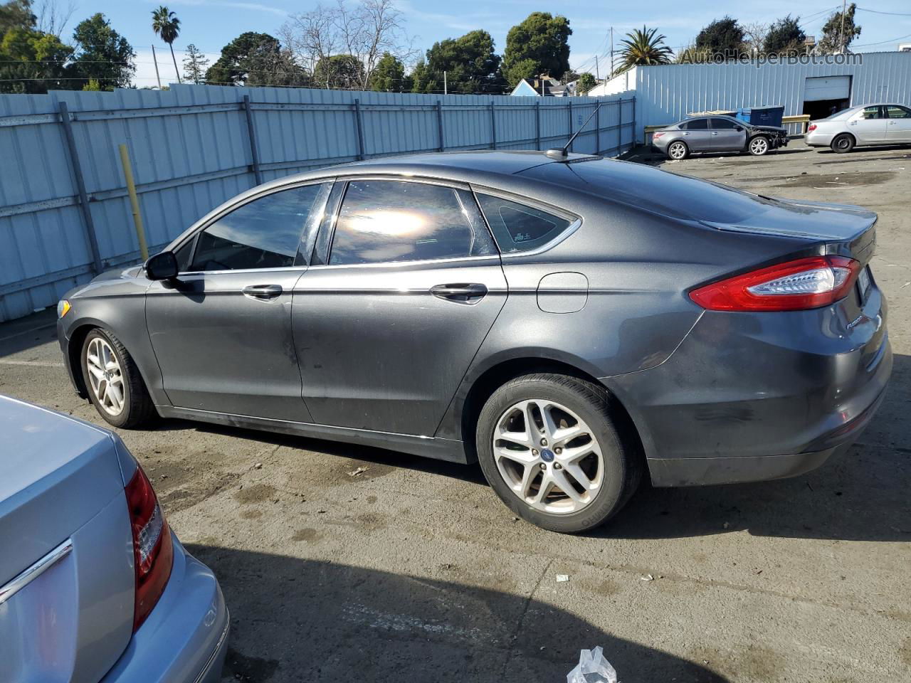 2015 Ford Fusion Se Gray vin: 3FA6P0H70FR164595