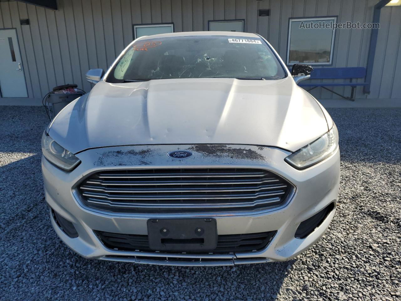 2015 Ford Fusion Se Silver vin: 3FA6P0H70FR250909