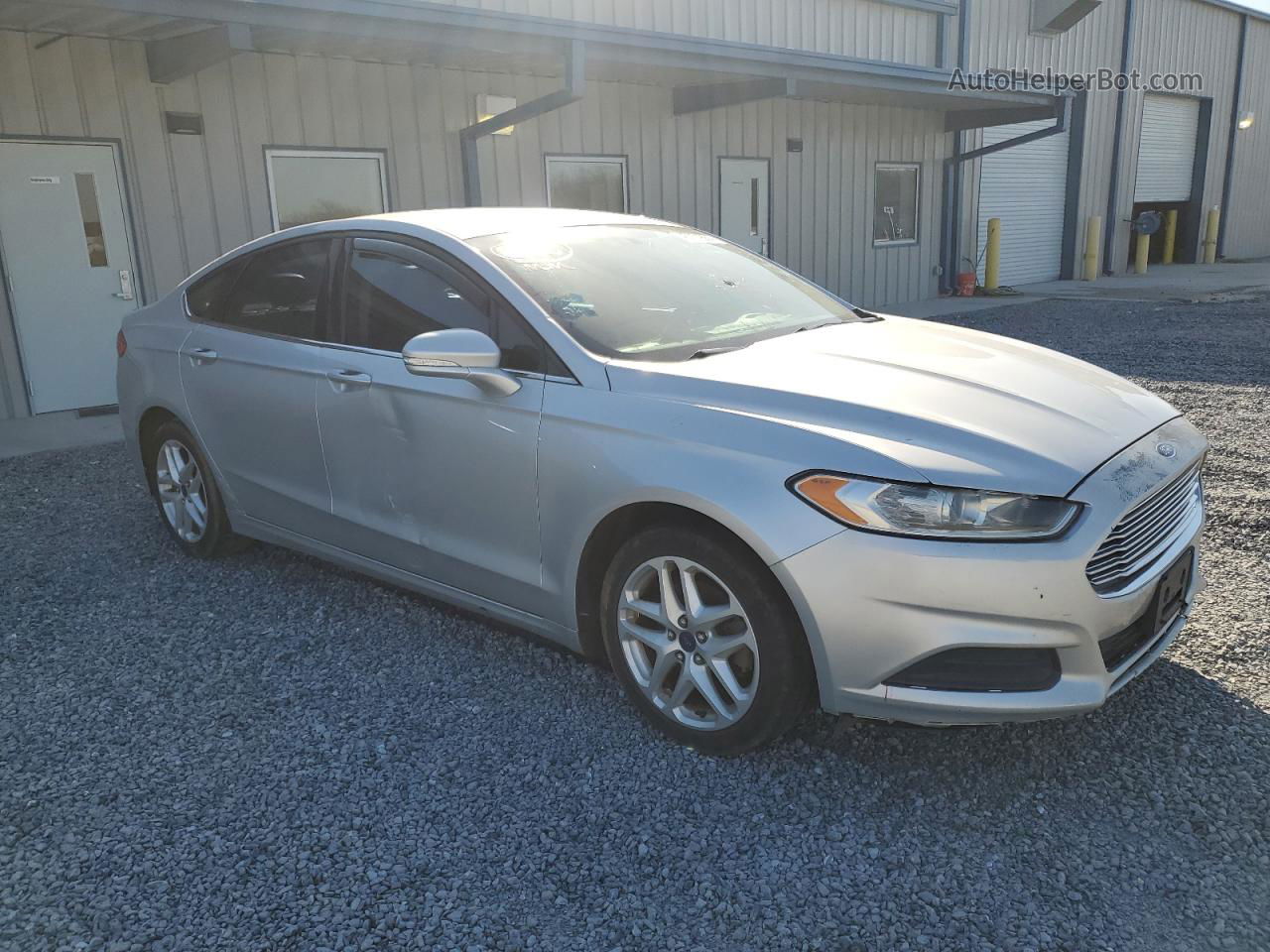 2015 Ford Fusion Se Silver vin: 3FA6P0H70FR250909