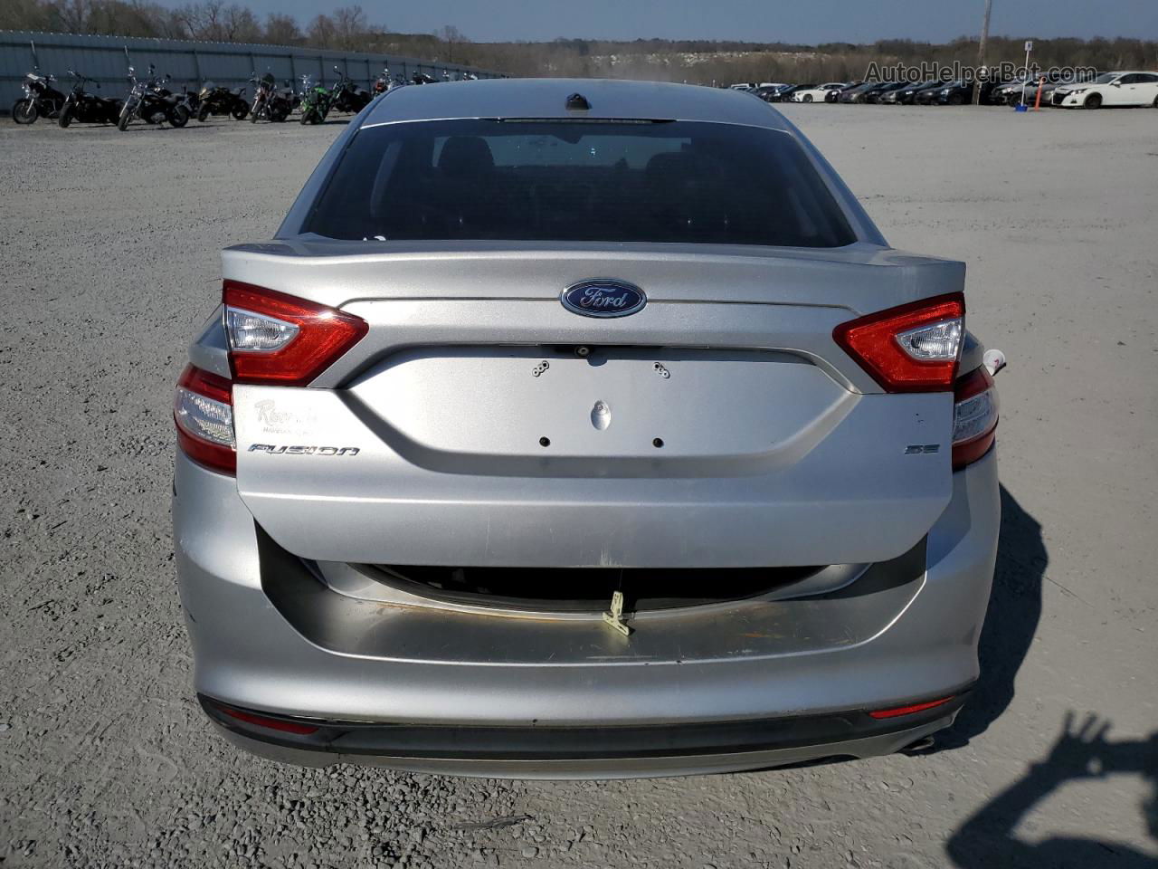 2015 Ford Fusion Se Silver vin: 3FA6P0H70FR250909