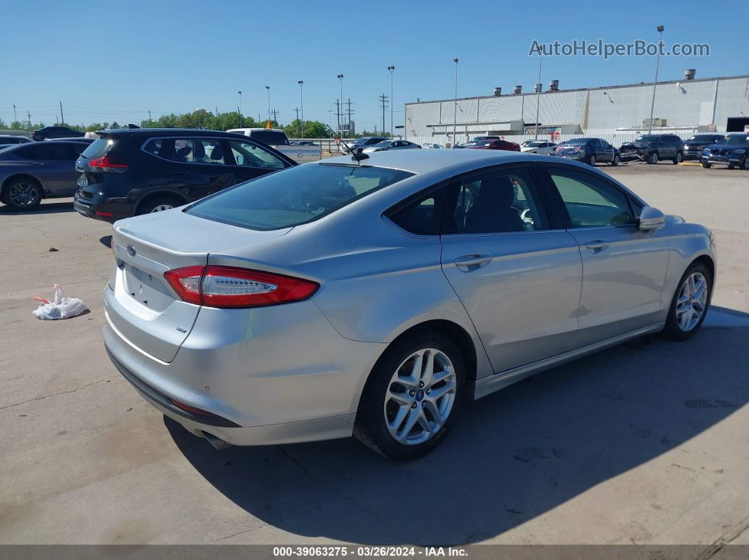 2016 Ford Fusion Se Silver vin: 3FA6P0H70GR210962