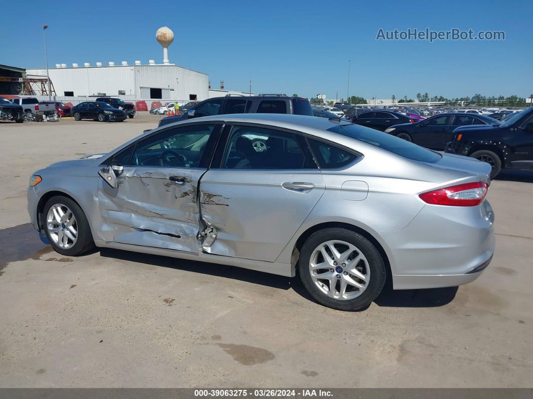 2016 Ford Fusion Se Silver vin: 3FA6P0H70GR210962