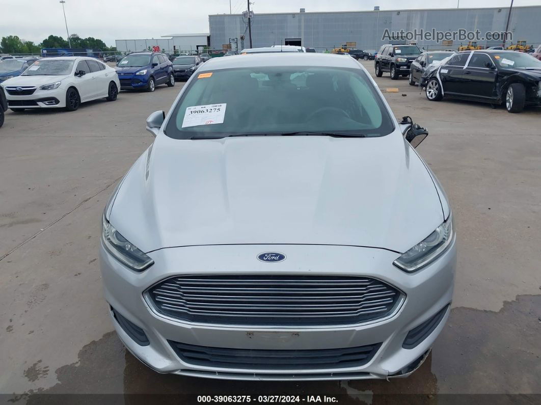 2016 Ford Fusion Se Silver vin: 3FA6P0H70GR210962