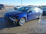 2016 Ford Fusion Se Синий vin: 3FA6P0H70GR234906