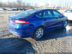 2016 Ford Fusion Se Синий vin: 3FA6P0H70GR234906