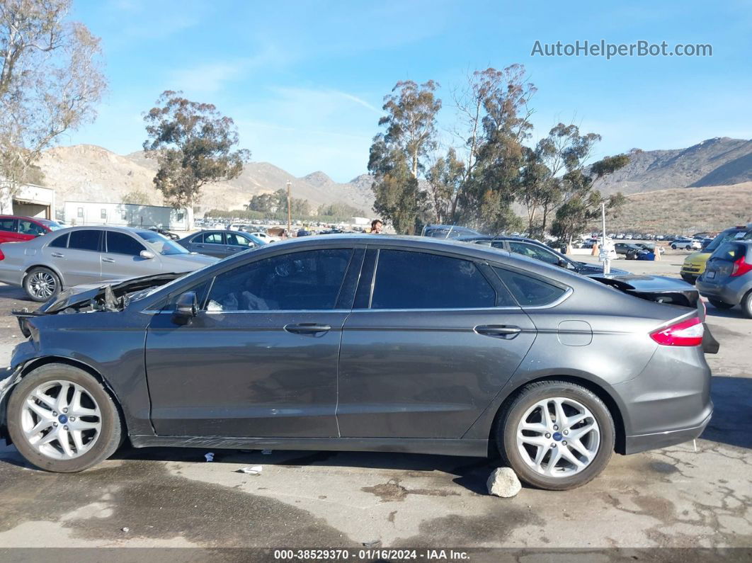 2016 Ford Fusion Se Gray vin: 3FA6P0H70GR250152