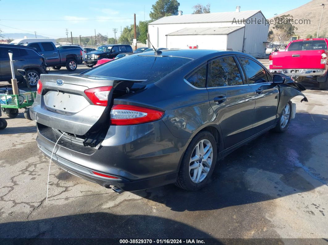 2016 Ford Fusion Se Gray vin: 3FA6P0H70GR250152