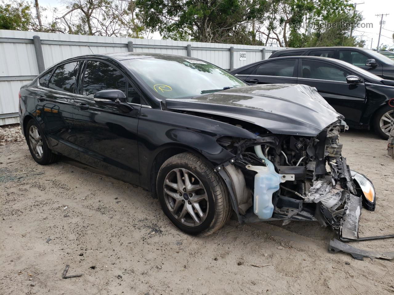 2016 Ford Fusion Se Black vin: 3FA6P0H70GR273947