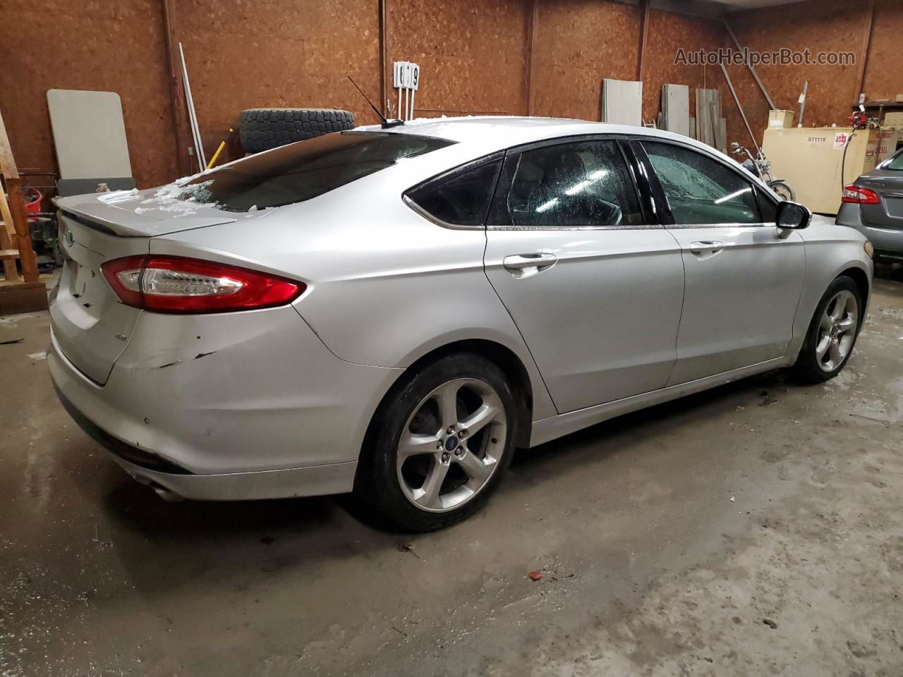 2016 Ford Fusion Se Silver vin: 3FA6P0H70GR277609